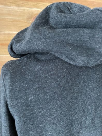 Woman hoodie full zip zip up jumper GAP lined faux fur size S