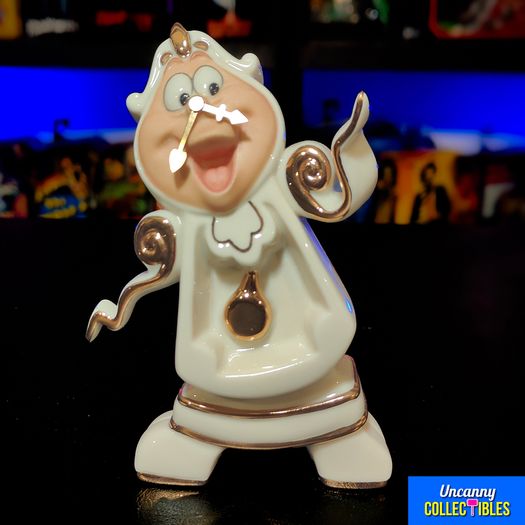 Disney Beauty and the Beast Cogsworth Lenox Figurine Vintage 1990s Early 2000s