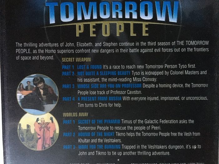 The Tomorrow People (Complete Series 1-8) 1973 - 1979 [DVD TV Boxsets] Region 1