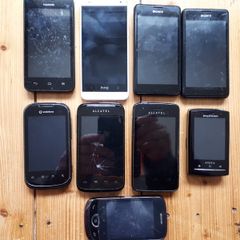 Lot of smartphones