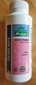 White dog tear stain remover powder