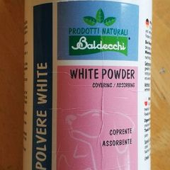 White dog tear stain remover powder