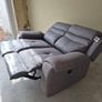 Nubuck grey 2 Seater Electric Sofa. Image 5