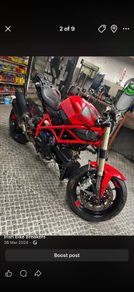 2014 Ducati 848 for breaking.