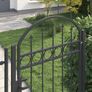 Steel Garden Fence Gate 100x250 cm Image 3
