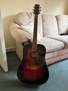 SX Acoustic Guitar - Sunburst Finish