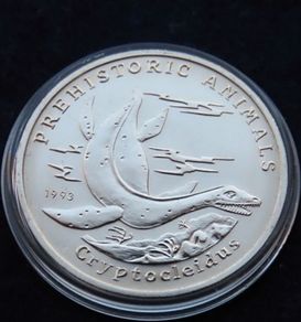 Cryptocleidus RARE 1993 Cambodia 4 RIELS Prehistoric animals