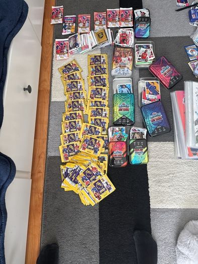 Huge Football Cards & Pack Lot - Panini Premier League 2025 Packs & Topps Match Attax Tins