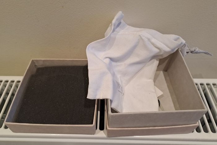 Empty Jimmy Choo gift box