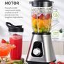GDOR 1200W Smoothie Blender 2-in-1 with Glass Jug & Travel Cup Image 2