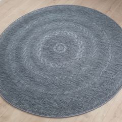 Double Sided Carpet Mat Rug 160cm Diameter