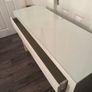 IKEA white malm desk Image 3