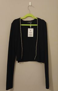 Black Diamante Cardigan