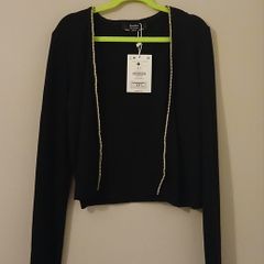 Black Diamante Cardigan