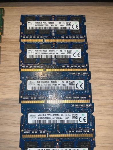 laptop ram 4gb ddr3 ddr4