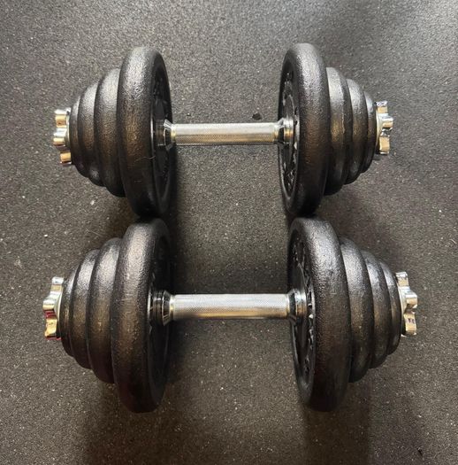 2 x 20KG Adjustable Dumbbells