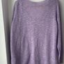 Vila pastel Lilac v neck top size 14 - New Image 4
