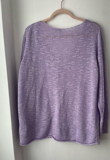 Vila pastel Lilac v neck top size 14 - New