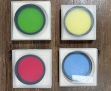 Set of four filters for Hasselblad CF lenses