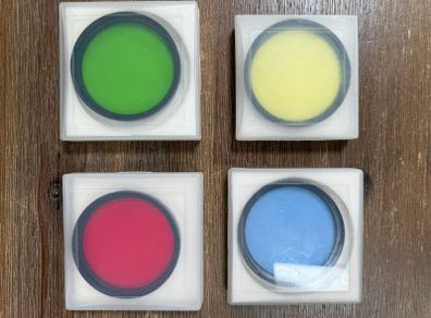 Set of four filters for Hasselblad CF lenses