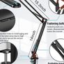 NEW SALE | Desk Lamp Clamp - Swing Arm Desk Lamps for Study - Eye-Caring LED Desk Light - 3 Light Modes x 10 Brightness Levels - 12W - Rose Gold Image 2