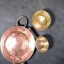 Large antique copper and brass pans Image 2