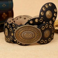 Fabulous Leather Look Belt + matching earrings & necklaces available