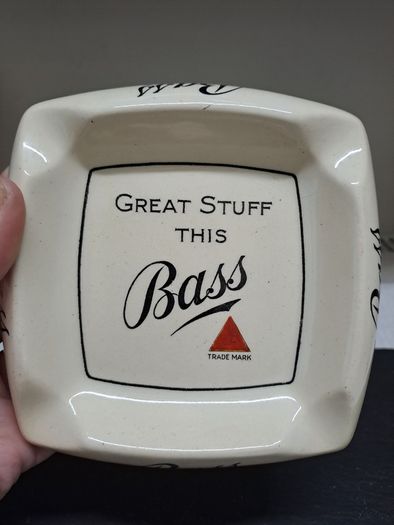 Vintage Bass Ale Advertising Ashtray Minton England