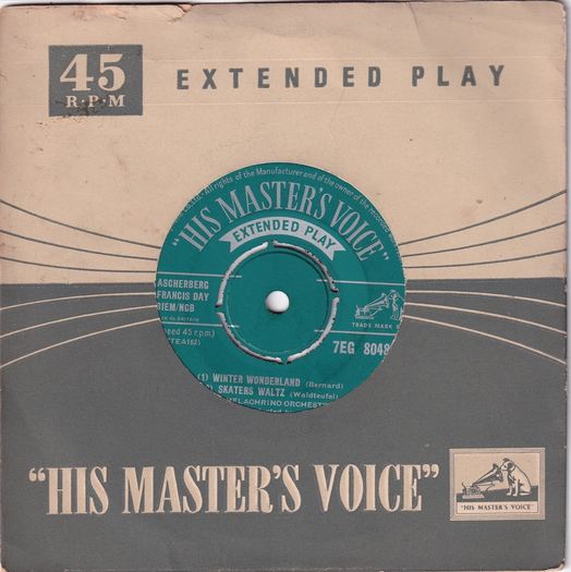 Melachrino Orchestra Christmas E.p. His Masters Voice Records 45rpm