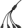 Security-01 AC to DC 12V 2A Power Supply Adapter with 4-Way Power Splitter for CCTV Security Camera DVR NVR Led Strip Image 4