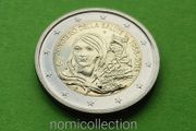 Italy 2018 year Uncirculated 2 Euro coin.