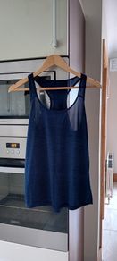 navy vest top
