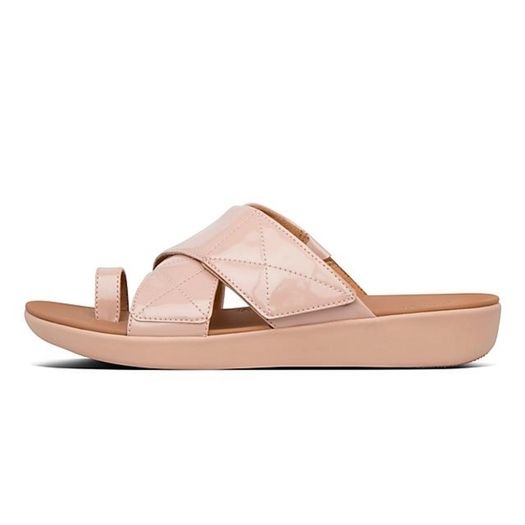FitFlop Patent Toe-Thongs Sandals