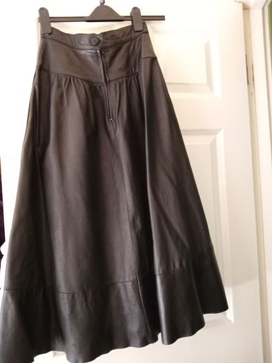 Vintage Reale Leather Skirt