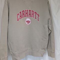 Carhartt WIP Berkeley Sweatshirt Beige Mens M Work In Progress Crewneck
