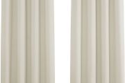 NEW SALE | Thermal Bedroom Curtains - Eyelet Short Curtains Room Darkening &amp; Noise Reducing Curtain Panels for Kitchen Bedroom, 2 PCs, Wide 46 inch by Drop 54 inch