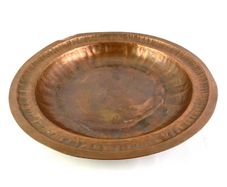 Antique Hand Hammered Copper Bowl