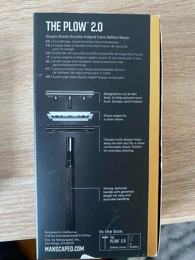 Manscaped double edged razor