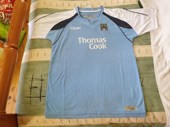 Manchester City Football Club Home Jersey 2006 to 2007 Childrens 11 to 12 Years Old
