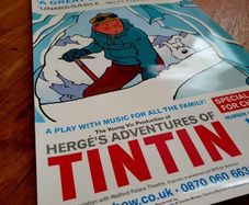 Tintin Theatre Poster