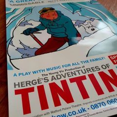 Tintin Theatre Poster