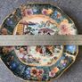 Vintage Satsuma Chinese Hand Painted Plate Geishas Image 3