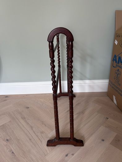 Antique towel rack