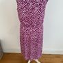 Jaegar purple/white dress size 10 Image 4