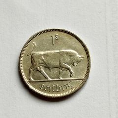 Irish silver shilling 1s saorstat