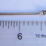 Vintage Sterling Silver 925 Snake Chain Bracelet length 7" - 2,3g Image 8