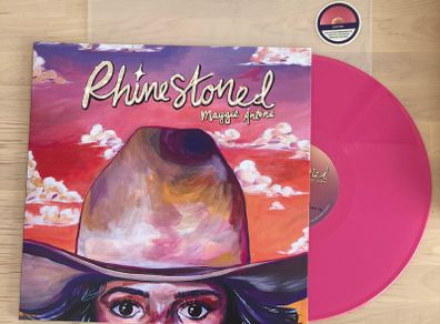 Maggie Antone Rhinestoned Limited Edition Hot Pink Vinyl