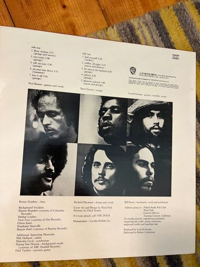 Little Feat vinyl lp