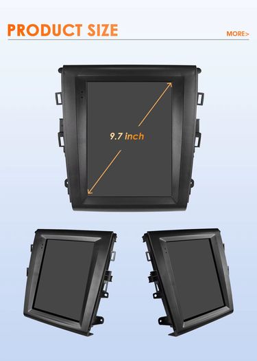 9.7 Inch 6115 Android Car Stereo CarPlay For Ford Fusion Mondeo MK5 2013-2019 GPS Multimedia Player AutoRadio Head Unit