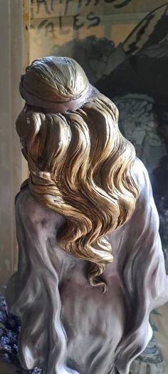 Art Nouveau Statue Lady